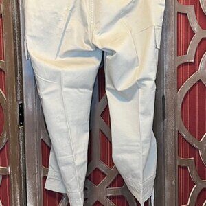 Khaki Cargo Capri Pants